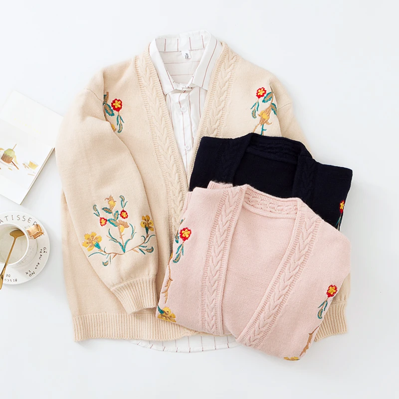 Adomoe Осенняя женская вязаная одежда зимний Кардиган женский ленивый Фонарь