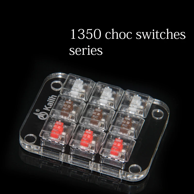 Kailh Choc переключатель коробки скорости тестер полупрозрачный с Keycaps механические