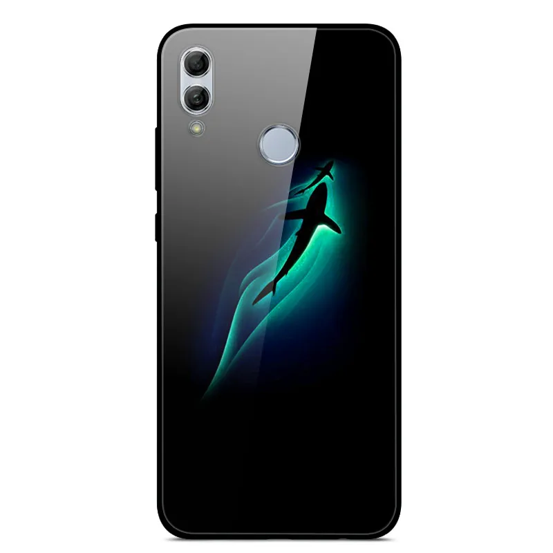 11 B для huawei Honor 10 Lite Чехол задняя крышка из закаленного стекла Жесткий Чехол для huawei Honor 10 Lite 10i бампера корпус Honor10 light - Цвет: 11