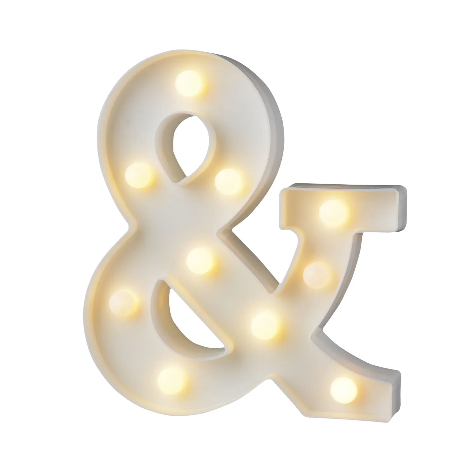 symbol DIY белый пластиковый 3D светодиодный светильник с буквами, знак шатра, алфавит, светильник s, лампа для романтической свадебной вечеринки в помещении, на открытом воздухе, DIY Украшение - Цвет: symbol