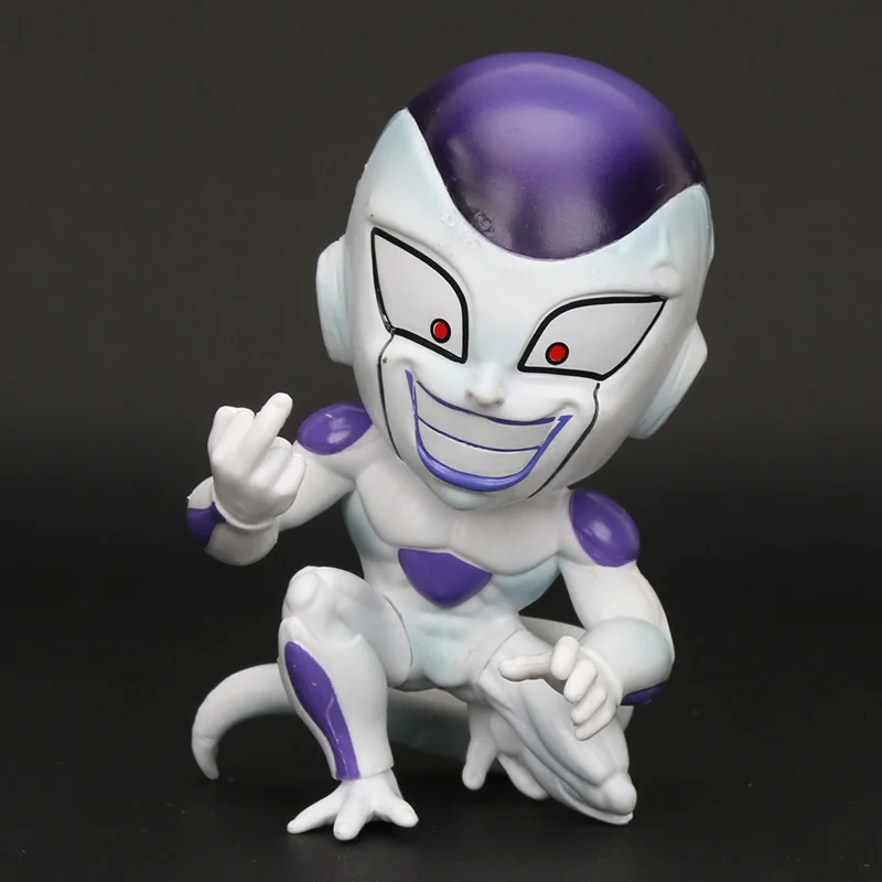 Жемчуг дракона GT истребитель Z Majin Buu и рисунком с надписью «boo сотовый ПВХ фигуркы игрушки супер сайян, «Жемчуг дракона king фигурка виджиты малыш Буу Фриза frieza Fina от - Цвет: Серый