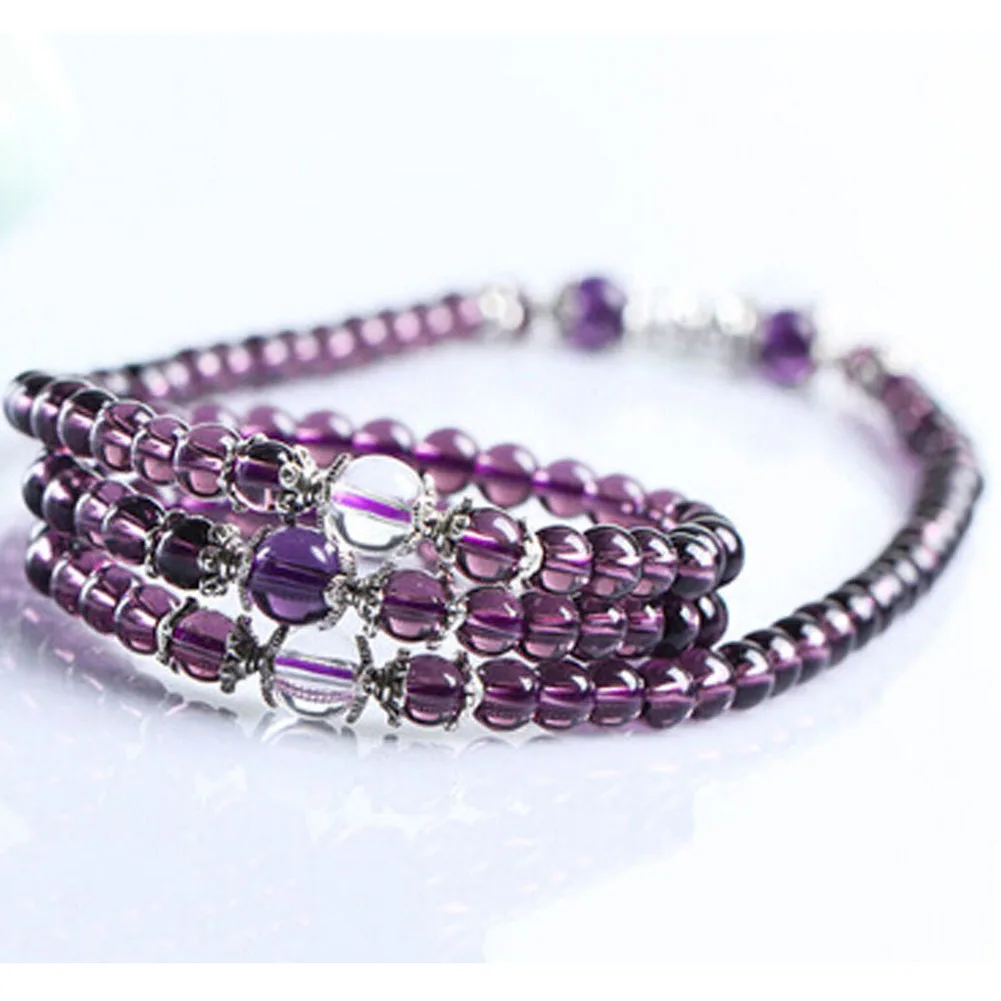 Ювелирные украшения Горячая распродажа! 6 мм Хрустальный Камень 108 четки Мала