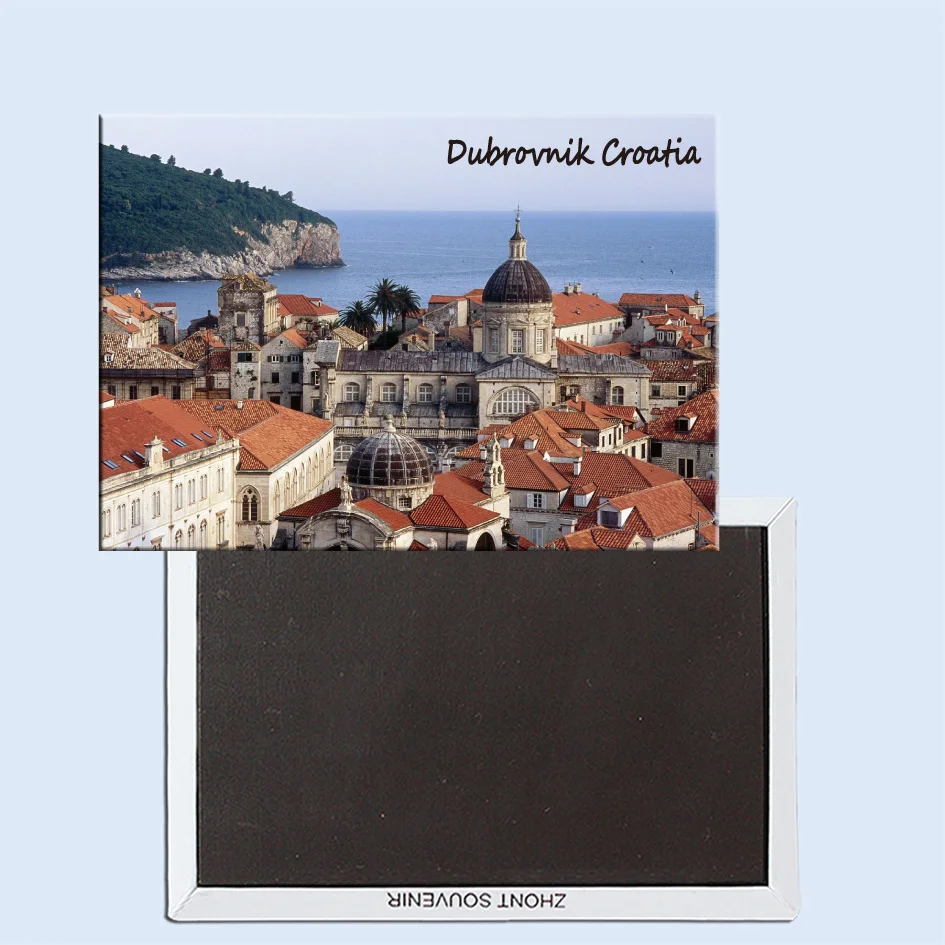 

Dubrovnik, Croatia, Magnetic refrigerator stickers, tourist souvenirs, small gifts 24753