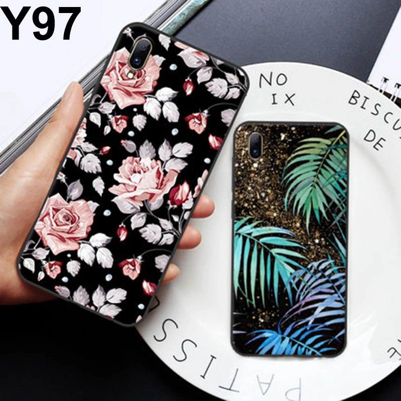 6 3 &quotдля vivo Y97 чехол милый мультяшный мягкий для Y 97 задняя крышка vivoY97 задней