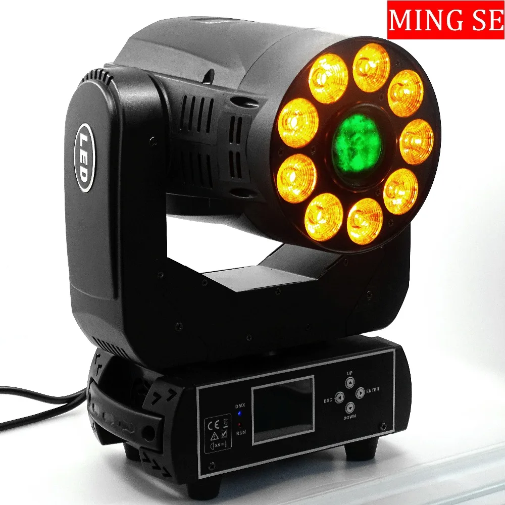 6x8 Вт лампа Gobo стробоскоп диско DJ Освещение 6*8 RGBW 4в1 светодиоды стирка + 30 LED Moving Head