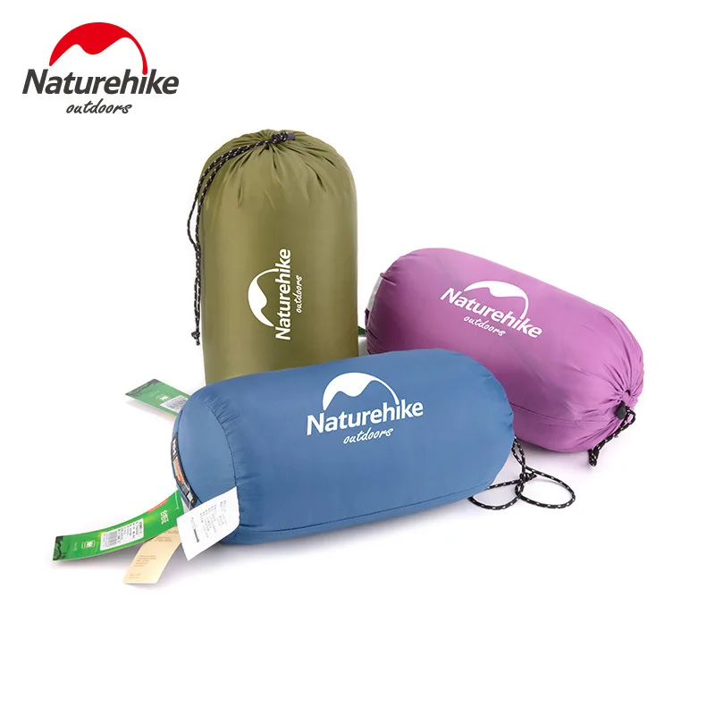 Naturehike Сверхлегкий портативный конверт, хлопковый спальный мешок, спальный мешок для кемпинга, для путешествий, 3 цвета, 0,8 кг