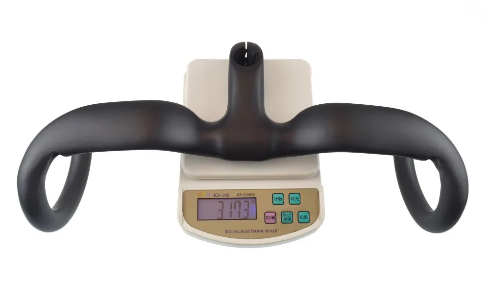 Black UD Matte Carbon Road Track Bike Bicycle Racing Drop down Integrated Bar Stem Handlebar | Спорт и развлечения