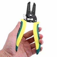 free ship 7 0 6 2 6mm portable wire stripper pliers crimper cable stripping crimping cutter hand tool for electrical