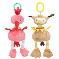 ostrich baby hanging bed safety seat plush toy hand bell multifunctional plush toy stroller mobile baby toys gifts