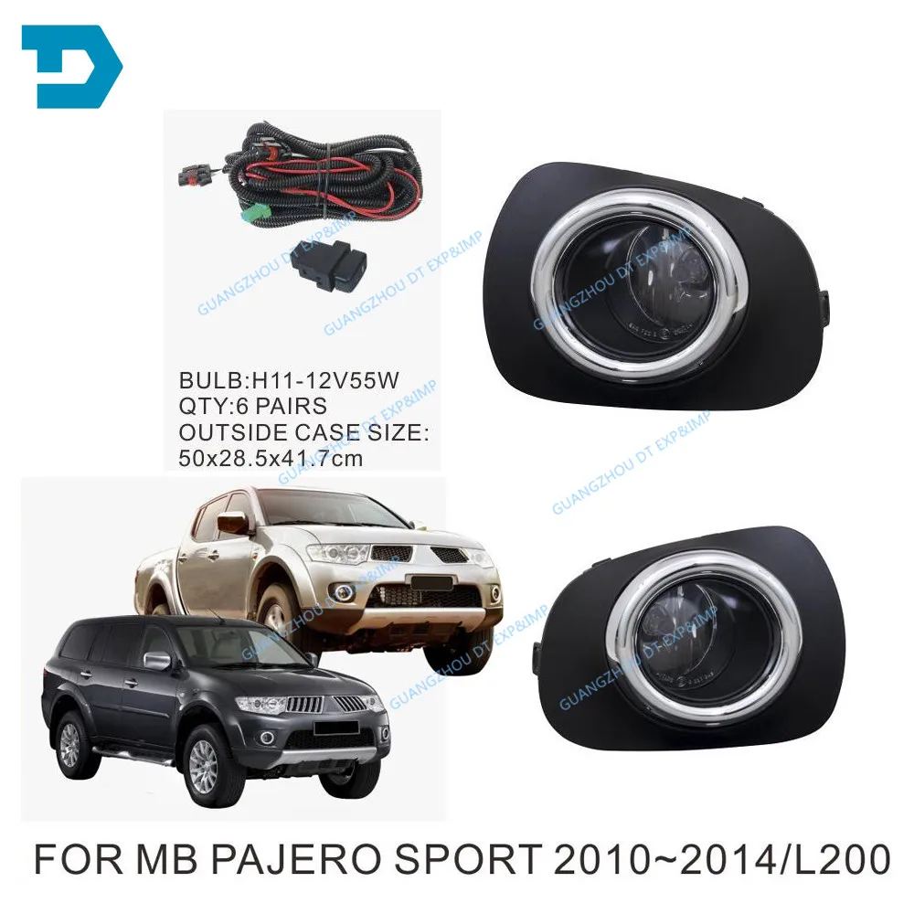 2013 Набор противотуманных фар для PAJERO SPORT, передний светильник для MONTERO SPORT CHALLENGER, комплект ламп с проводами, ламповый переключатель 8321a144