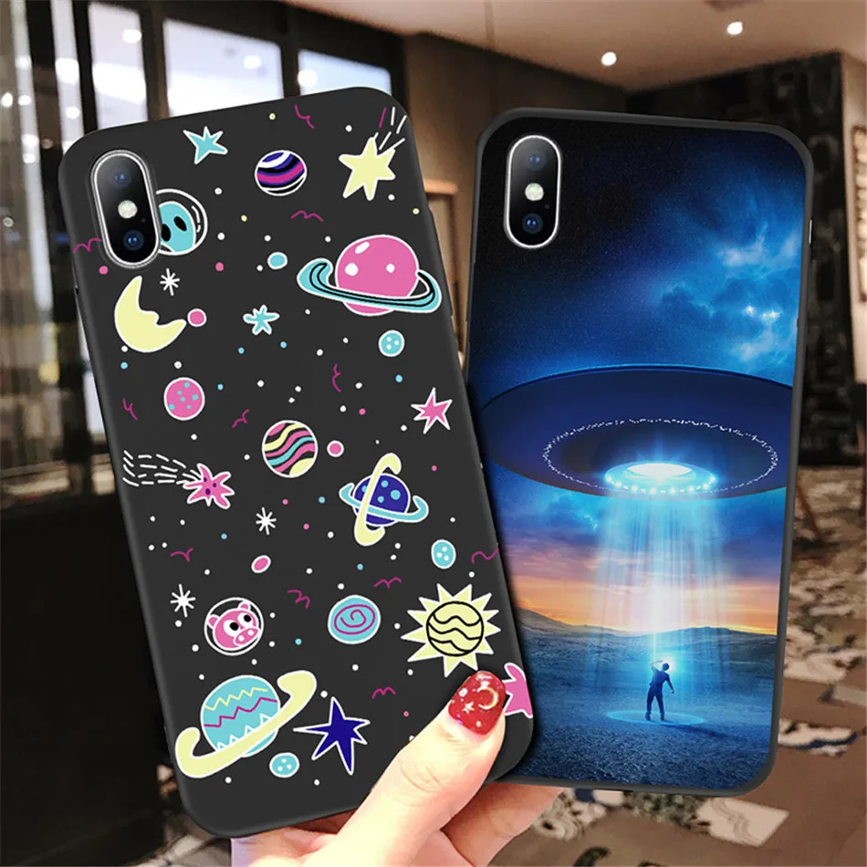Матовый Мягкий силиконовый чехол USLION для iPhone 11 XS Max XR X, чехол для телефона с сердечком для iPhone 7, 8, 6, 6 s Plus, 5 S, SE