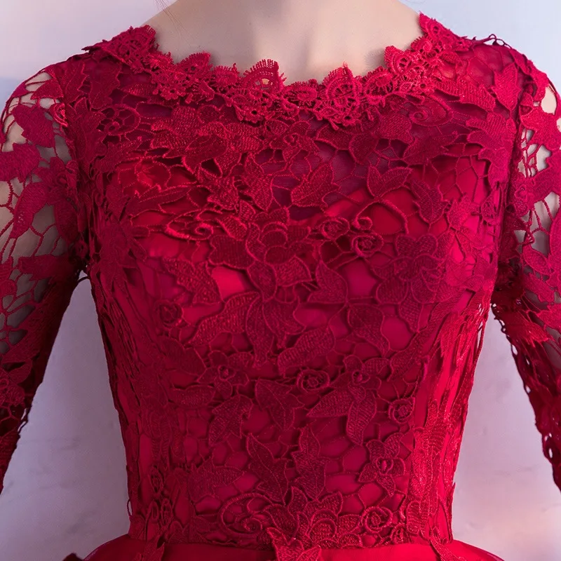 Красное китайское традиционное платье короткое Ципао для невесты Vestidos чонсам