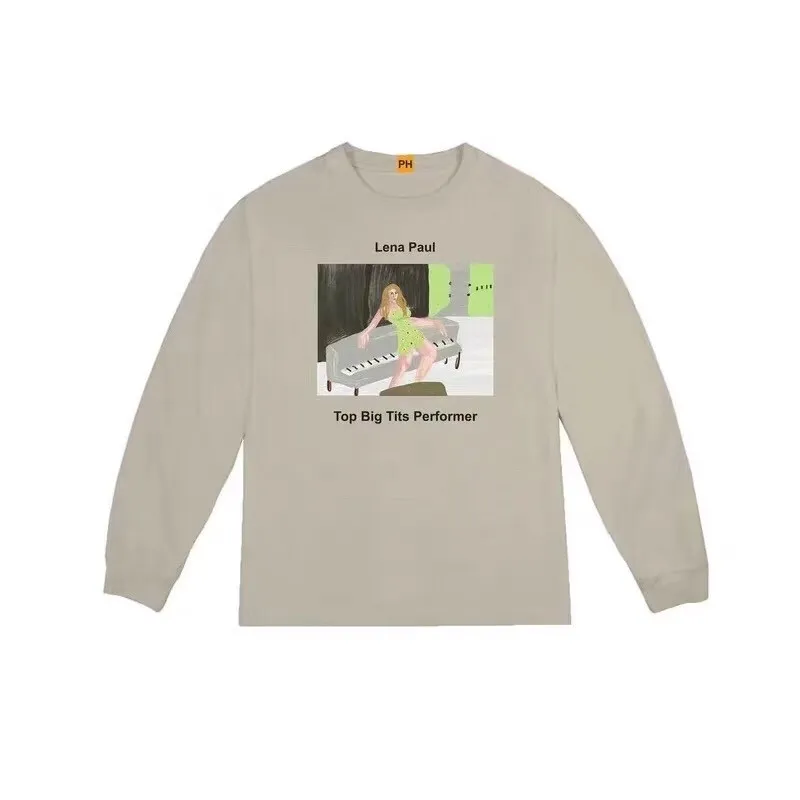 Kanye West X, футболка для мужчин и женщин, 1:1, высокое качество, повседневные футболки с длинными рукавами, футболки, футболка