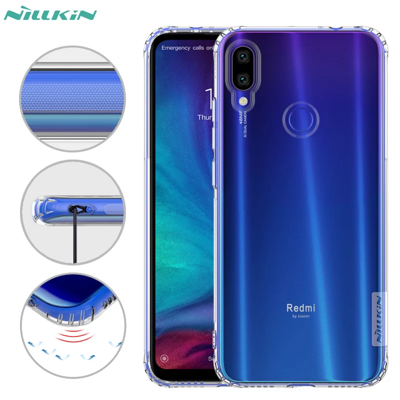 Для Redmi Note 7 Pro чехол Nillkin натуральный прозрачный мягкий кремний TPU Защитный чехол для Redmi Note 7