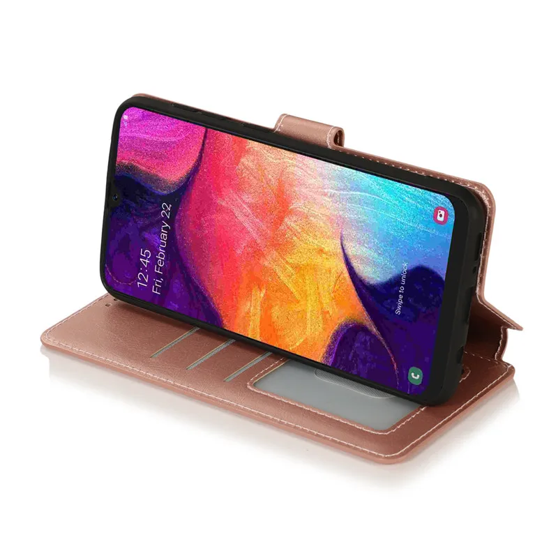 Кожаный чехол для Samsung A20E Винтажный телефона A30 флип-кошелек чехлы Hoesje Galaxy A10 A20 A40
