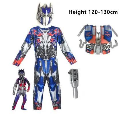 7-9 years old Мужской костюм Железного человека Hornet Optimus prime, доспехи для выступлений, детские маскарадные костюмы на Хэллоуин, одежда для мальчиков bumblebee - Цвет: 7-9 years old