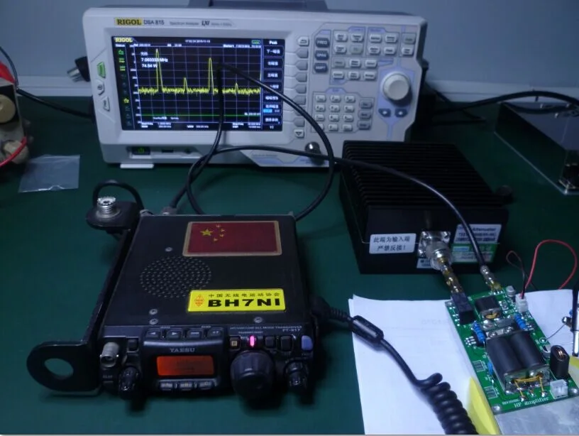 Новейший Собранный Линейный Усилитель Мощности HF 70 Вт SSB для YAESU FT 817 KX3 818 с