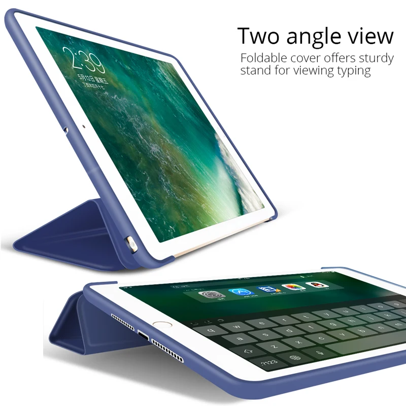 Чехол для iPad Mini 4 ультра тонкий легкий умный чехол с автоматическим сном/пробуждением силиконовый мягкий ТПУ задняя крышка для iPad Mini 3 2 1 7,9