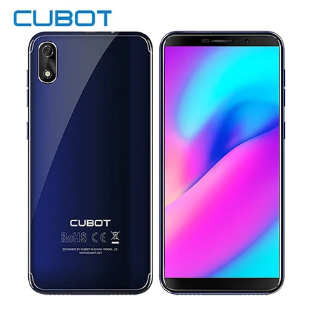 Cubot J3 18:9 5,0 ''дисплей Android Go Face ID MT6580 четырехъядерный 1 ГБ ОЗУ 16 Гб ПЗУ мобильный телефон две камеры мобильный телефон 3g