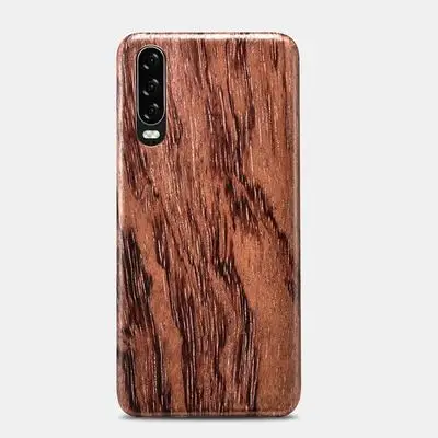Чехол для телефона из натурального дерева для huawei P30 PRO P30, P30 Lite, чехол-накладка из черного ледяного дерева, грецкого ореха, красного розового дерева, черного розового дерева - Цвет: P30 Rosewood