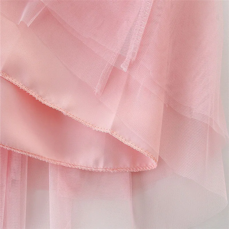 LUEISENY Toddler Baby Princess Dress Girl Sleeveless Tassel Tulle Backless Sequin Mini Party Dresses | Детская одежда и обувь