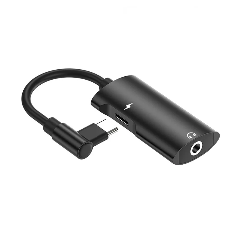 Тип C до 3 5 мм аудио кабель-удлинитель USB AUX разветвитель локоть линии передачи