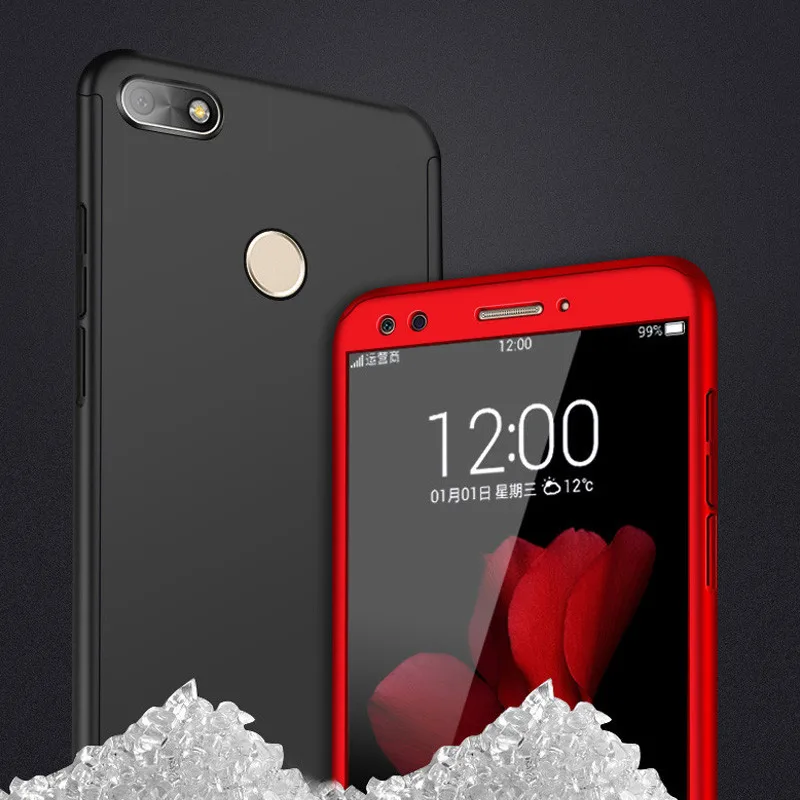 WeeYRN 360 градусов полный телефон на чехол чехлы Huawei Honor 7C Pro 7A (Хуавей Хонор 7c про 7a