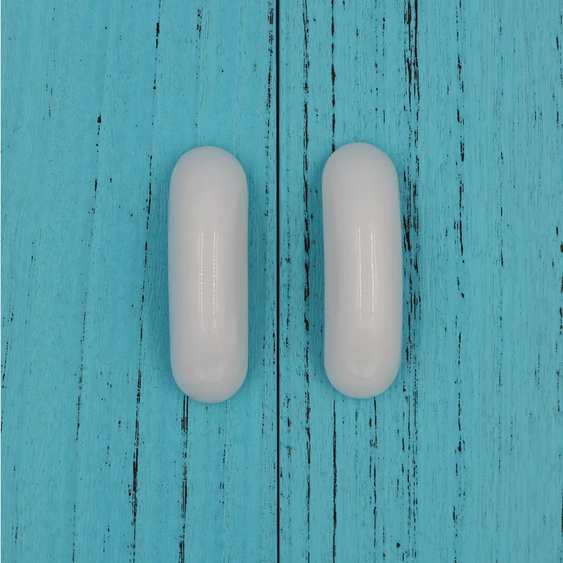 86 мм большая белая луна свет керамические ручки тянет кухонный шкаф спальня