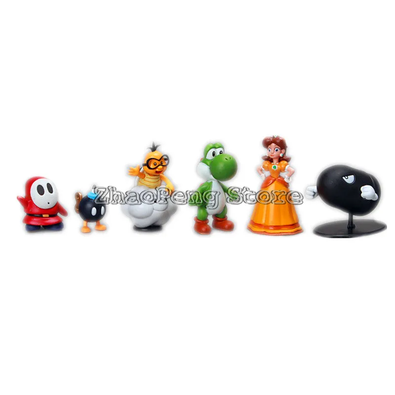 18 шт./лот Super Mario Bros Luigi PVC Фигурки игры Марио коллекционные куклы детские игрушки