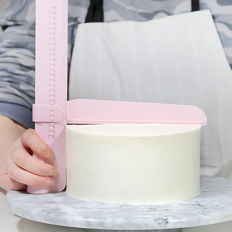 Home Cake Scraper Adjustable Kitchen Turning Device Cream Spatula Decorating Tools DIY Food Grade Bake Accessories | Дом и сад