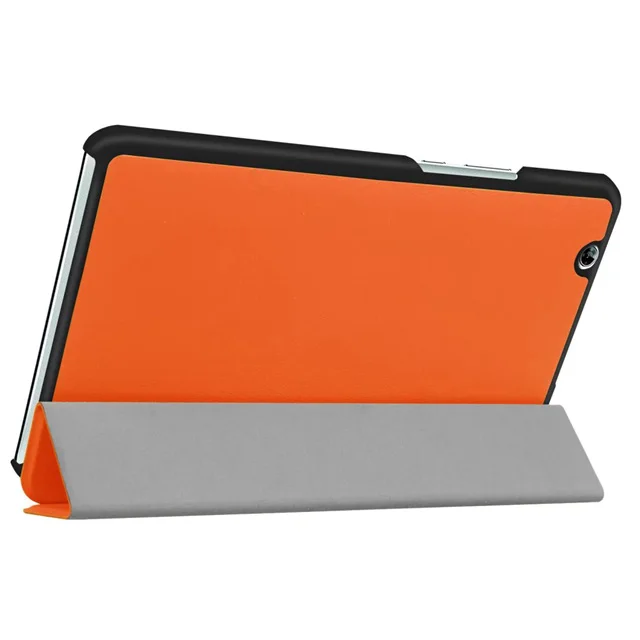 orange 3 в 1 Стенд смарт-чехол из полиуретановой кожи для huawei MediaPad M3 8,4 BTV-W09 BTV-DL09 8," чехол для планшета+ защита экрана+ стилус - Цвет: orange