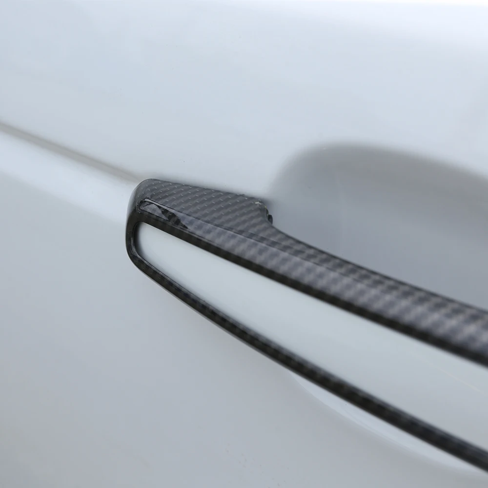 Карбоновая дверная ручка для Range Rover Evoque 12-16 Range Rover Sport 14-16 для Land Rover Discovery Sport 15-16 Аксессуары 8 шт