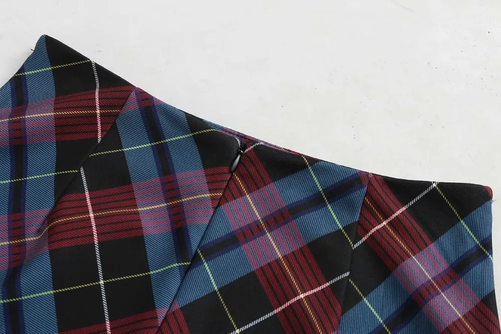 2019 Women sweet plaid printing england style mini skirt faldas mujer ladies chic brand streetwear casual skirts QUN250 | Женская одежда