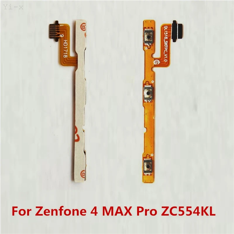 

10pcs/lot For ASUS Zenfone 4 MAX Pro ZC554KL Power ON OFF Volume Key Button Switch Flex Cable