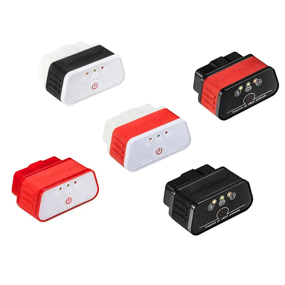 Konnwei KW903 ELM327 Bluetooth 2.1 OBD2 CAN-BUS Scanner Work On Android Window Wireless Adapter With Software CD |