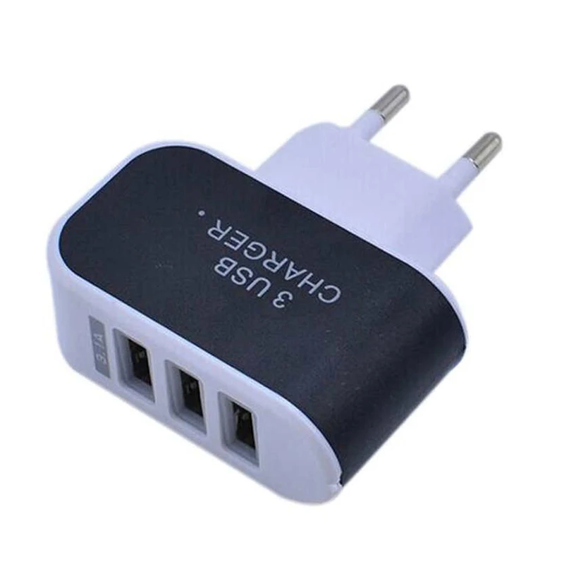3 порта usb хаб 5 в 2 а IC Адаптер зарядного устройства стандарта ЕС/США 110 240 блок