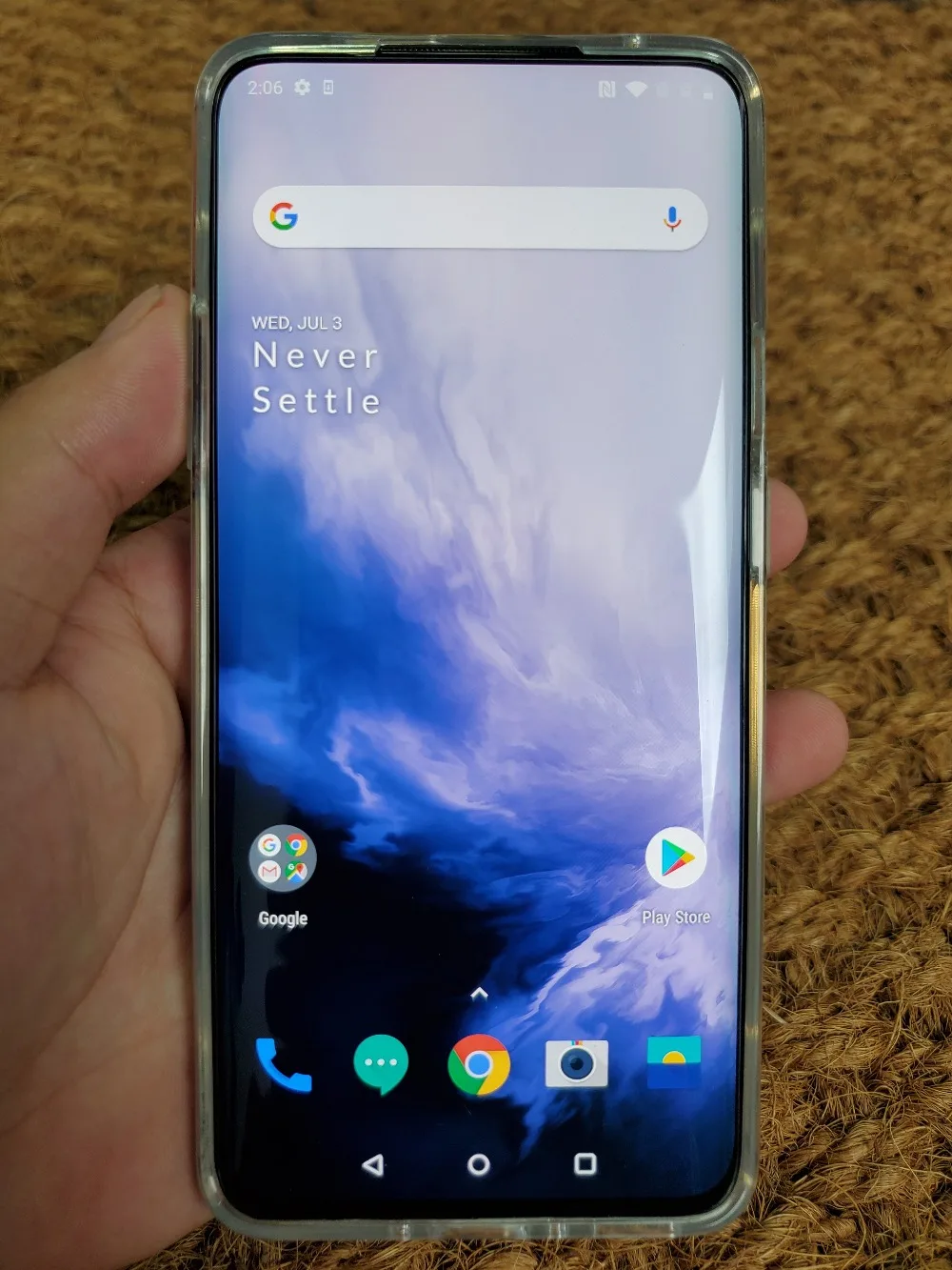 Смартфон Oneplus 7 Pro с глобальной ПЗУ, 6 ГБ, 128 ГБ, Snapdragon 855, 6,67 дюйма, AMOLED экран, 48мп, тройная камера, 30 Вт, зарядное устройство, NFC, 4000 мА/ч