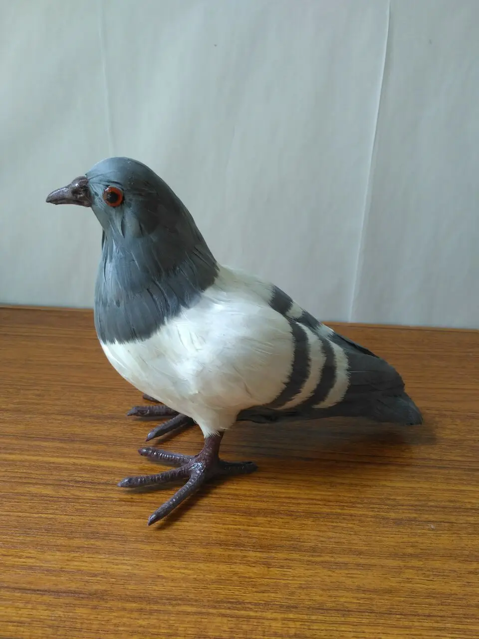 Моделирование серый голубь 19x21 см модель пластик и мех Мир птица ручная работа