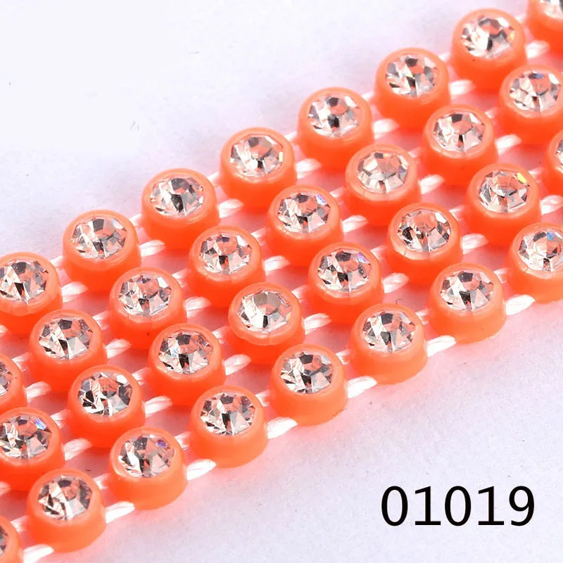 61019 Uroru Индеец бисером SS6 Кристалл Rhinestone кольцевание отделкой 10 метров каждая карта AM taidian - Цвет: 61019