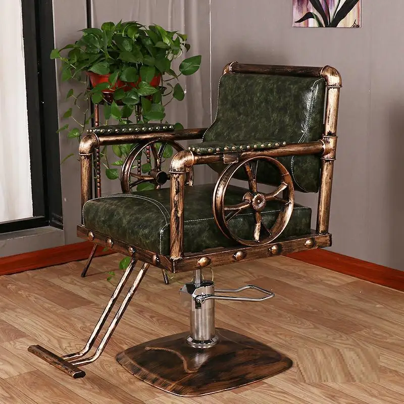 Version N Мебель для макияжа волос Barbeiro Stuhl Schoonheidssalon De Belleza cappersstoelen Cadeira Barbershop салон магазин парикмахерское кресло - Цвет: Version N