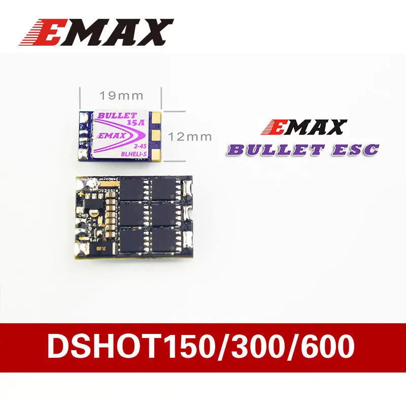 Emax 4x Bullet BLHeli S 15A FPV ESC с электронным контролем скорости 2 4 бесщеточный|electronic speed