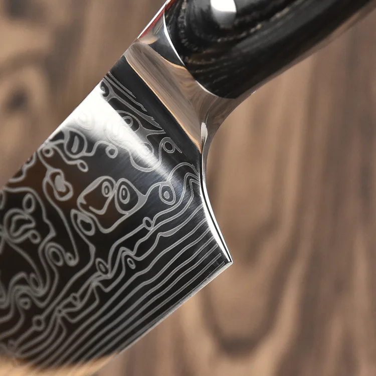

8 inch High Carbon Stainless Steel Professional Sharp Kitchen Knife Santoku Knife