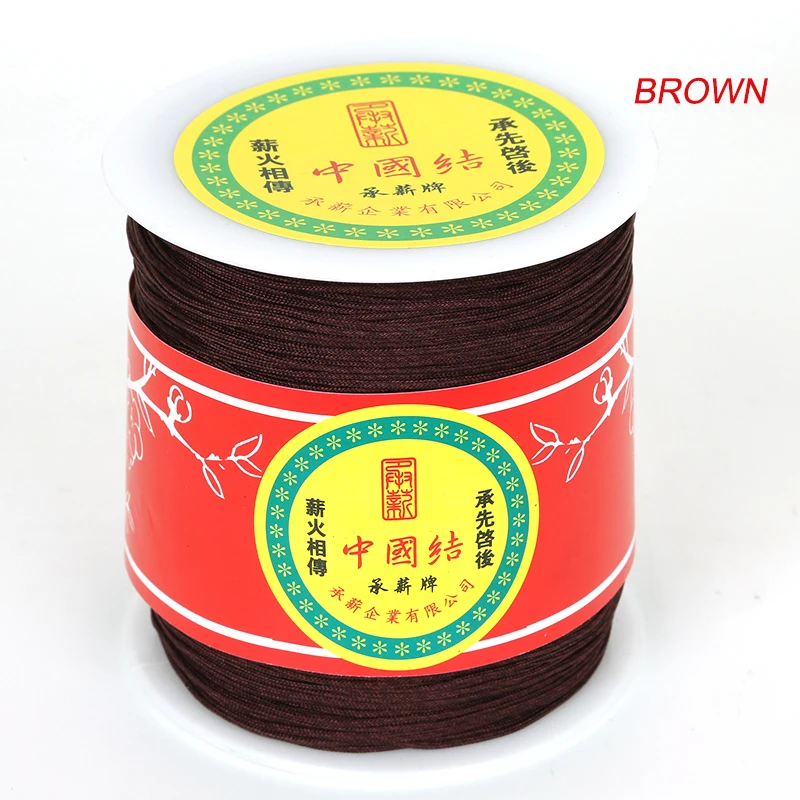 1mm 300yard/roll Poly Cords Chinese Knot Macrame Rope String Thread For Jewelry Making DIY Craft Accessories | Украшения и