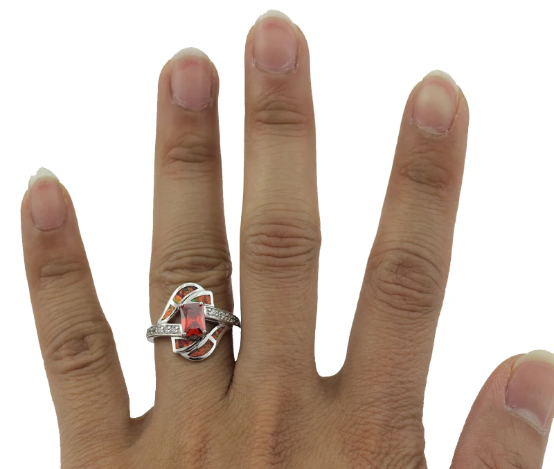 Горячая Распродажа синтетический Коричневый Огненный Опал камни гранат модные