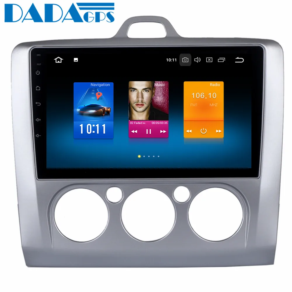 Новые 2 DIN Android 8 0 автомобильный стерео радио плеер для Ford Focus 1999 2008 аудио