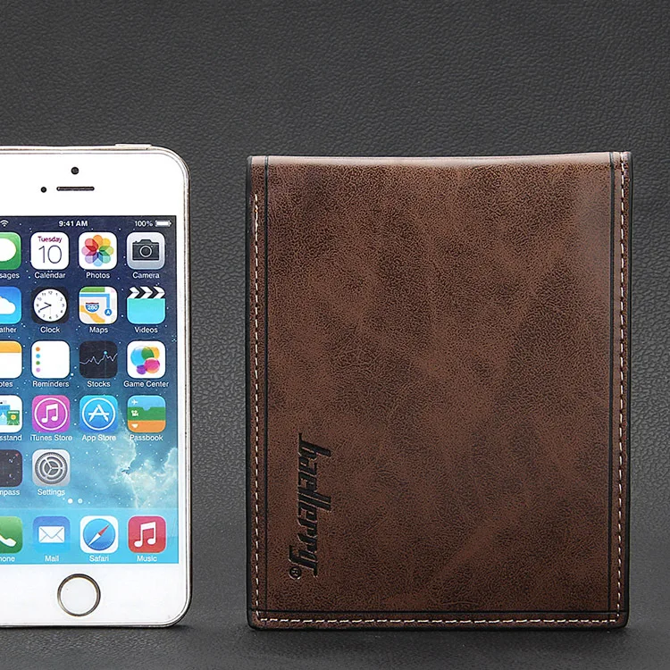 Кошелек мужской кожаный черный синий кофейный | Багаж и сумки