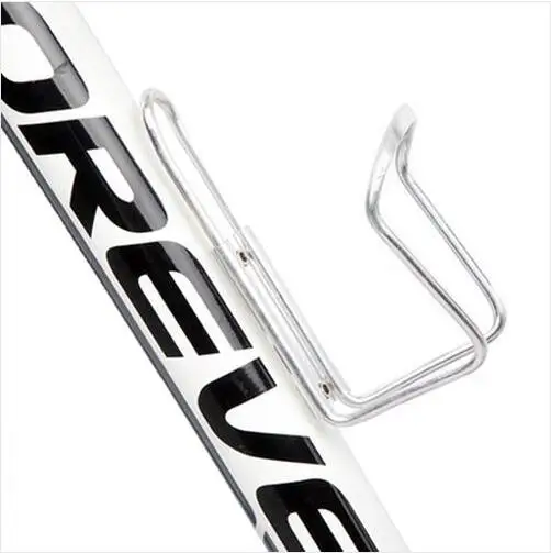 No Screw Silver West biking легкий велосипед бутылка для воды подножка; алюминиевый сплав велосипед Велоспорт напиток Подставка для бутылки для воды Держатель Клетки Держатель для фляги - Цвет: No Screw Silver