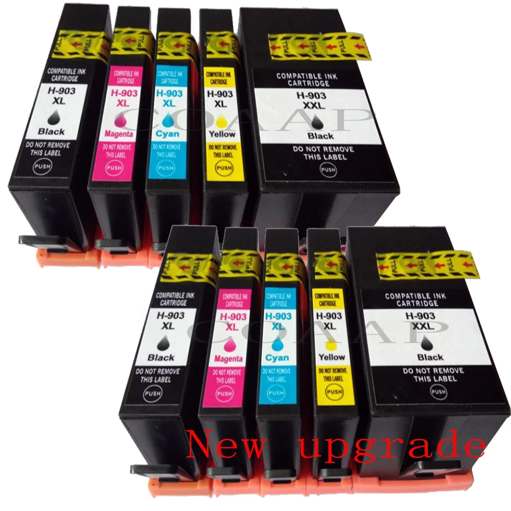 Новое обновление 903 903XL совместимый чернильный картридж для hp Officejet Pro 6950 6960 6961 6963 6964 все-в-одном принтер, hp 903XL 907XL