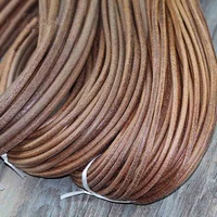 5ylot 1 1 5 2 2 5 3 4 mm genuine cow leather cord bracelet necklace findings round leather rope string jewelry making findings