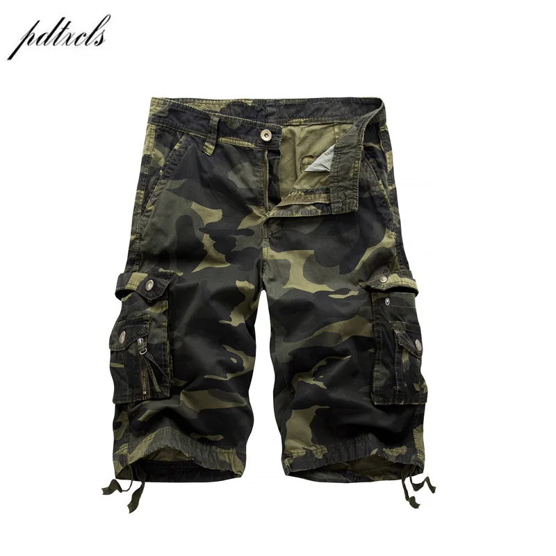 PDTXCLS 2018 Summer Military Camouflage Shorts Men Designer Casual Mens Cargo | Мужская одежда